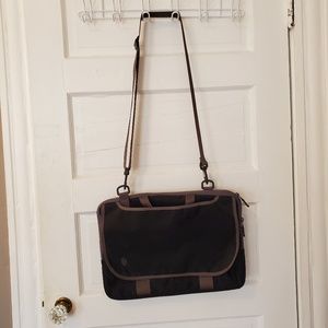 Timbuk2 Padded laptop bag, black and grey/brown, size M, great condition